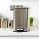 Ведро для мусора MBM HOME с крышкой и педалью BIN-15 5L SS нержавеющая сталь - изображение 2