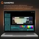 Бездротова клавіатура GamePro Genesis Joker Pro MK124G механічна сіра - зображення 13