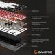 Бездротова клавіатура GamePro Genesis Joker Pro MK124G механічна сіра - зображення 14