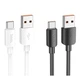 Кабель USB Hoco X96 Type-C 3A 0.25m Чорний - изображение 2