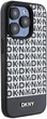 Etui DKNY Leather Printed Pattern Metal Logo MagSafe do Apple iPhone 15 Pro Black (3666339262235) - obraz 4