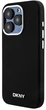 Etui DKNY Liquid Silicone Small Metal Logo MagSafe do Apple iPhone 15 Pro Black (3666339265731) - obraz 2