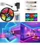 Комплект светодиодная RGB Led лента 5 м 5050 с блоком и пультом управления - изображение 5