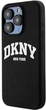 Etui DKNY Liquid Silicone White Printed Logo MagSafe do Apple iPhone 15 Pro Black (3666339266714) - obraz 2