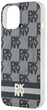 Панель DKNY IML Checkered Mono Pattern & Printed Stripes MagSafe для Apple iPhone 15 Plus / 14 Plus Black (3666339269364) - зображення 5