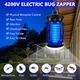 Лампа-уничтожитель комаров с LED-подсветкой, Уличная ловушка, Электрическая, для сада/патио - изображение 4
