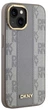 Панель DKNY Leather Checkered Mono Pattern MagSafe для Apple iPhone 15 Plus Beige (3666339259983) - зображення 4