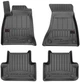 Автомобільні килимки поліки в салон Frogum 3D для Audi A4 5 B9 15- Ауді А4 чорні SO0621 - зображення 1