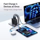 Сетевое зарядное устройство BASEUS EnerFill FH11 140w (3 Type-C + 1 USB) - изображение 8