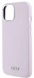 Панель DKNY Liquid Silicone Small Metal Logo MagSafe для Apple iPhone 15 Plus / 14 Plus Pink (3666339265861) - зображення 5
