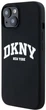Панель DKNY Liquid Silicone White Printed Logo MagSafe для Apple iPhone 15 Plus / 14 Plus Black (3666339266653) - зображення 2