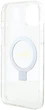 Панель Guess Ring Stand Script Glitter MagSafe для Apple iPhone 15 Plus/14 Plus Transparent (3666339156619) - зображення 7