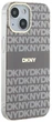 Etui DKNY IML Mono & Stripe MagSafe do Apple iPhone 15 / 14 / 13 Beige (3666339267957) - obraz 4