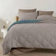 Покрывало стеганное двустороннее кровать и диван 200x230 TAUPE STONE 5155317 - изображение 4