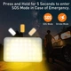 Светодиодная лампа для кемпинга, Eventek Power Bank 20000mAh, 1200LM, до 144 часов, светодиодная фара с 5 режимами освещения, для палатки, кемпинга, урагана, похода, экстренной помощи. - изображение 6