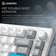 Клавиатура беспроводная GamePro Asgard Yord Keychron Super Red Switch Wireless/Bluetooth/USB White (MK266WH) - изображение 12