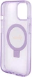 Панель Guess Ring Stand Script Glitter MagSafe для Apple iPhone 15 Plus/14 Plus Purple (3666339156756) - зображення 7