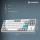 Клавиатура беспроводная GamePro Asgard Ragnar Keychron Super Red Switch Wireless/Bluetooth/USB White (MK285WH) - изображение 17