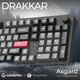 Клавиатура беспроводная GamePro Asgard Drakkar Keychron Super Red Switch Wireless/Bluetooth/USB Black (MK305BK) - изображение 5