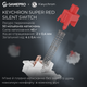 Клавиатура беспроводная GamePro Asgard Drakkar Keychron Super Red Switch Wireless/Bluetooth/USB Black (MK305BK) - изображение 8