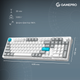 Клавиатура беспроводная GamePro Asgard Drakkar Keychron Super Red Switch Wireless/Bluetooth/USB White (MK305WH) - изображение 18