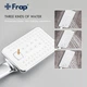 Змішувач для ванни FRAP H58 F2258, білий/хром - изображение 5