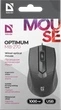Миша DEFENDER Optimum MB-270 USB чорна,3 кнопки,1000 dpi - зображення 3