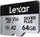 Карта памяти Lexar Professional Silver Plus microSDXC 64GB UHS-I U3 V30 (LMSSIPL064G-BNANG) - изображение 3