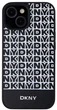 Панель DKNY Leather Printed Pattern Metal Logo MagSafe для Apple iPhone  15 / 14 / 13 Black (3666339262211) - зображення 3