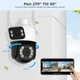 Уличная камера видеонаблюдения Q25 Wi-Fi PTZ IP с LED-подсветкой и датчиком движения 6MP iCSee - изображение 3