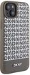 Панель DKNY Leather Printed Pattern Metal Logo MagSafe для Apple iPhone  15 / 14 / 13 Brown (3666339262075) - зображення 3