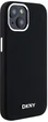 Панель DKNY Liquid Silicone Small Metal Logo MagSafe для Apple iPhone 15 / 14 / 13 Black (3666339265717) - зображення 4