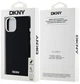 Панель DKNY Liquid Silicone Small Metal Logo MagSafe для Apple iPhone 15 / 14 / 13 Black (3666339265717) - зображення 8