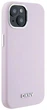 Панель DKNY Liquid Silicone Small Metal Logo MagSafe для Apple iPhone 15 / 14 / 13 Pink (3666339265854) - зображення 4