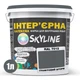 Краска Интерьерная Латексная Skyline RAL 7012 Графитовый Шторм 1л - изображение 2