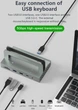 Док станция подставка Blueendless ST105 10 в 1 USB Type-C концентратор для ноутбука 10 портов - изображение 7