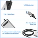 USB 3.2 Gen 2 хаб Blueendless BS-HU706 7 в 1 hub картридер 100см металлический - изображение 10