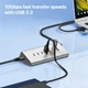 USB 3.2 Gen 2 хаб Blueendless BS-HU706 7 в 1 hub картридер 100см металлический - изображение 11