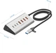 USB 3.2 Gen 2 хаб Blueendless BS-HU706 7 в 1 hub картридер 100см металлический - изображение 15