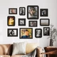Набор деревянных настенных рамок на 12 фотографий от The Frame Depot Черный (frame_set_12_piece) - изображение 1