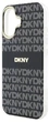Etui DKNY Repeat Texture Pattern With Stripe do Apple iPhone 16 Black (3666339335502) - obraz 5