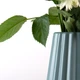Ваза для цветов MBM HOME пластиковая 22 см DH-FLOWERS-06 BLUE Голубая - изображение 2