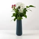 Ваза для цветов MBM HOME пластиковая 23 см DH-FLOWERS-05 DARK BLUE Синяя - изображение 2