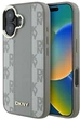 Etui DKNY Checkered Pattern Magsafe do Apple iPhone 16 Beige (3666339333188) - obraz 1