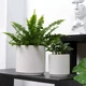Горшок-кашпо для растений MBM HOME DH-FLOWERS-24 S WHITE белый - изображение 3