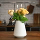Ваза для квітів MBM HOME пластикова 20 см DH-FLOWERS-04 WHITE Біла - зображення 3