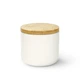 Емкость для хранения МВМ HOME 260 мл KP-13 S WHITE/WOOD белая/дерево - изображение 1