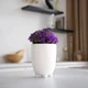 Горщик-кашпо для рослин MBM HOME DH-FLOWERS-28 M WHITE білий - зображення 2