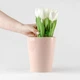 Горшок-кашпо для растений MBM HOME DH-FLOWERS-29 PINK розовый - изображение 4