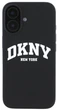 Etui DKNY Silicone White Printed Logo MagSafe do Apple iPhone 16 Black (3666339335106) - obraz 3